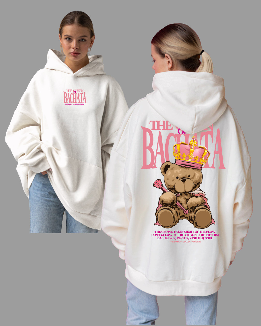 hoodie oversize The Queen of Bachata